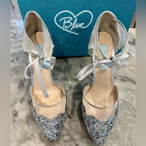 Betsey Johnson Blue Heels